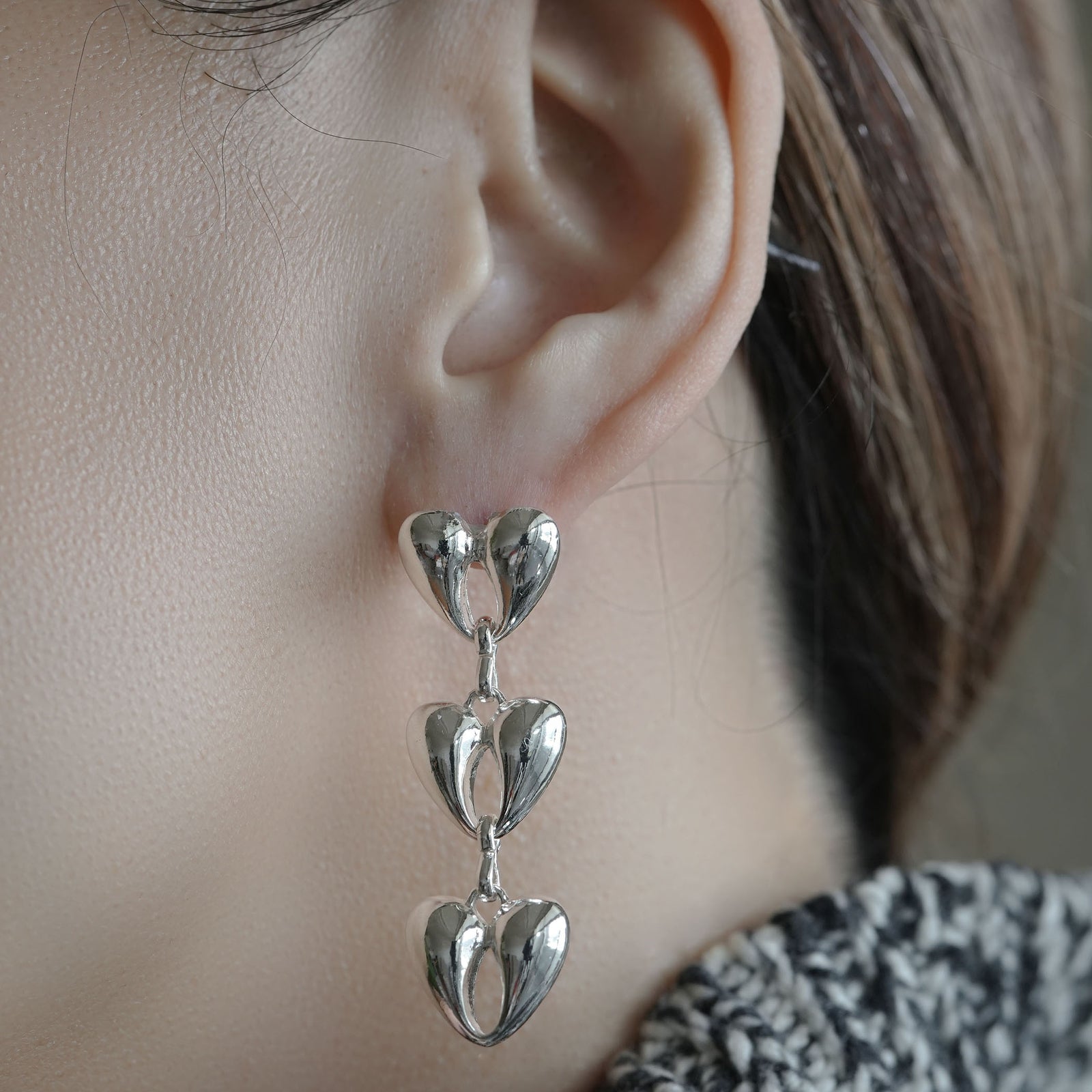 V　ピアス HEART LINK - PIERCE – in mood ONLINE STORE