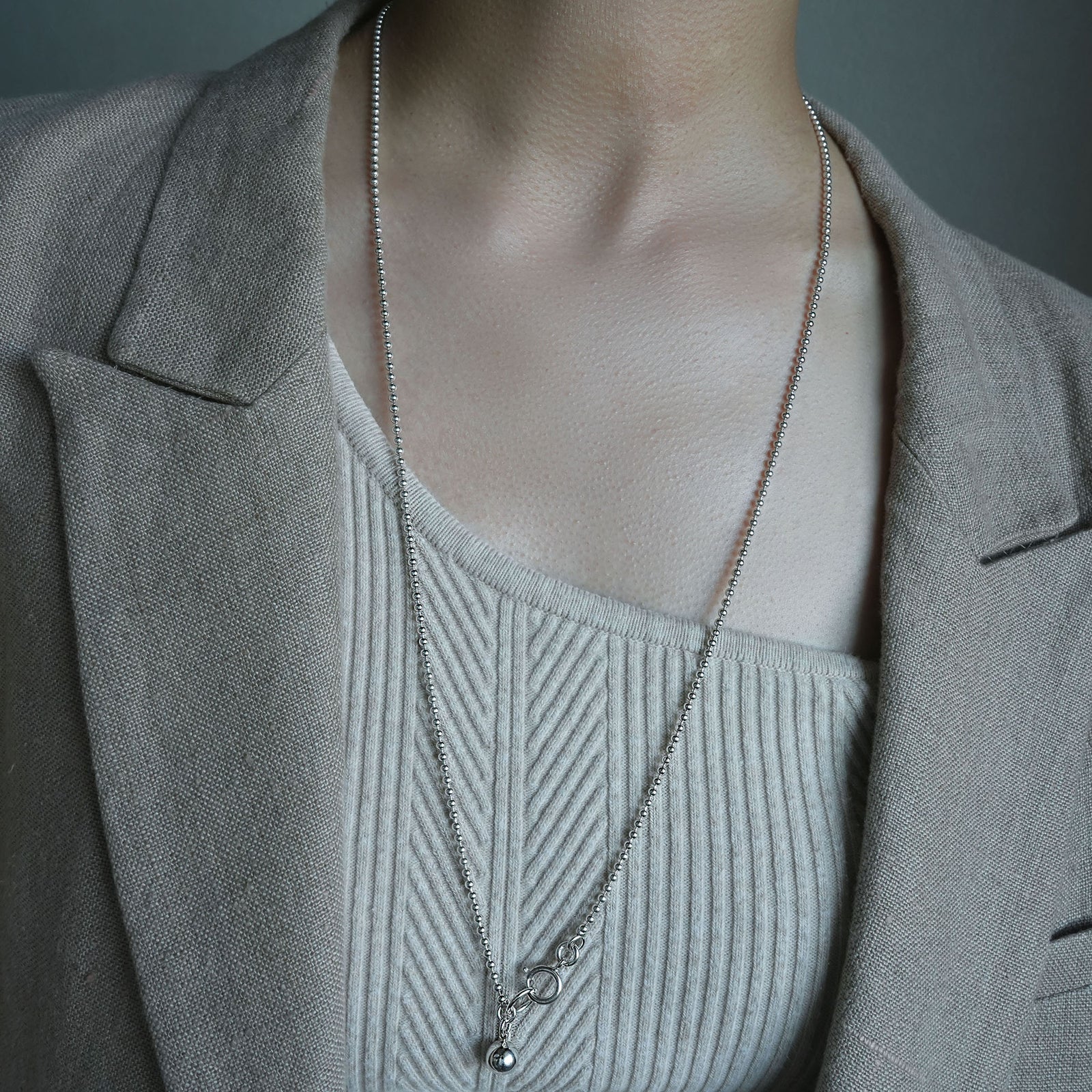 MULTI BALL CHAIN -NECKLACE – in mood ONLINE STORE