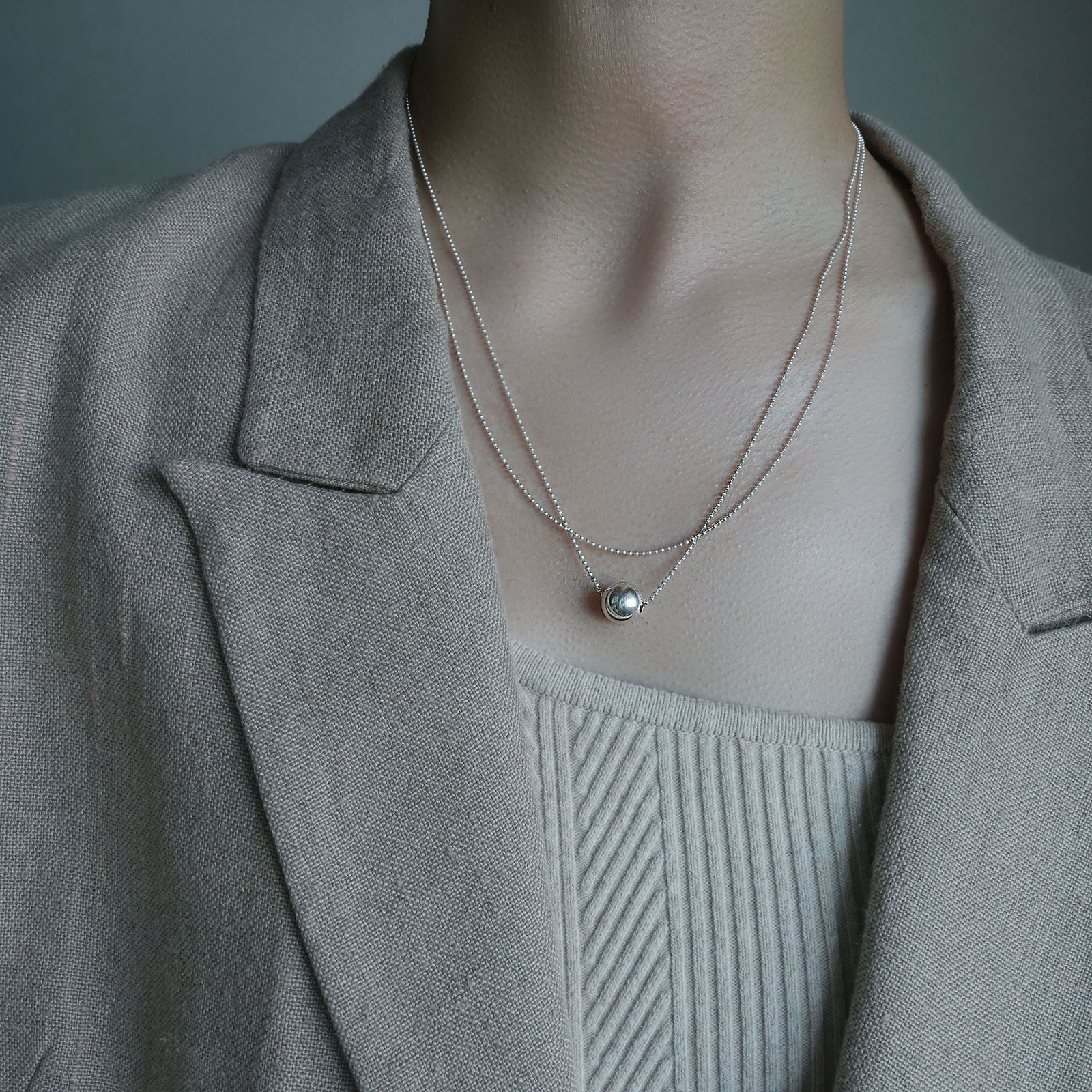 割引 – -NECKLACE CHAIN TINY BALL in STORE ONLINE mood アクセサリー