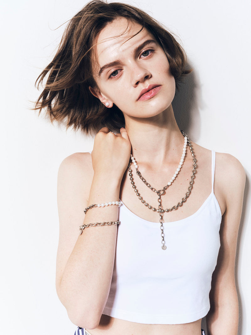 PEARL LINK CHAIN - NECKLACE