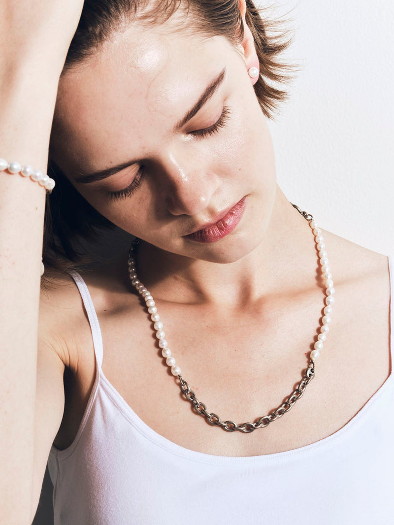 PEARL LINK CHAIN - NECKLACE