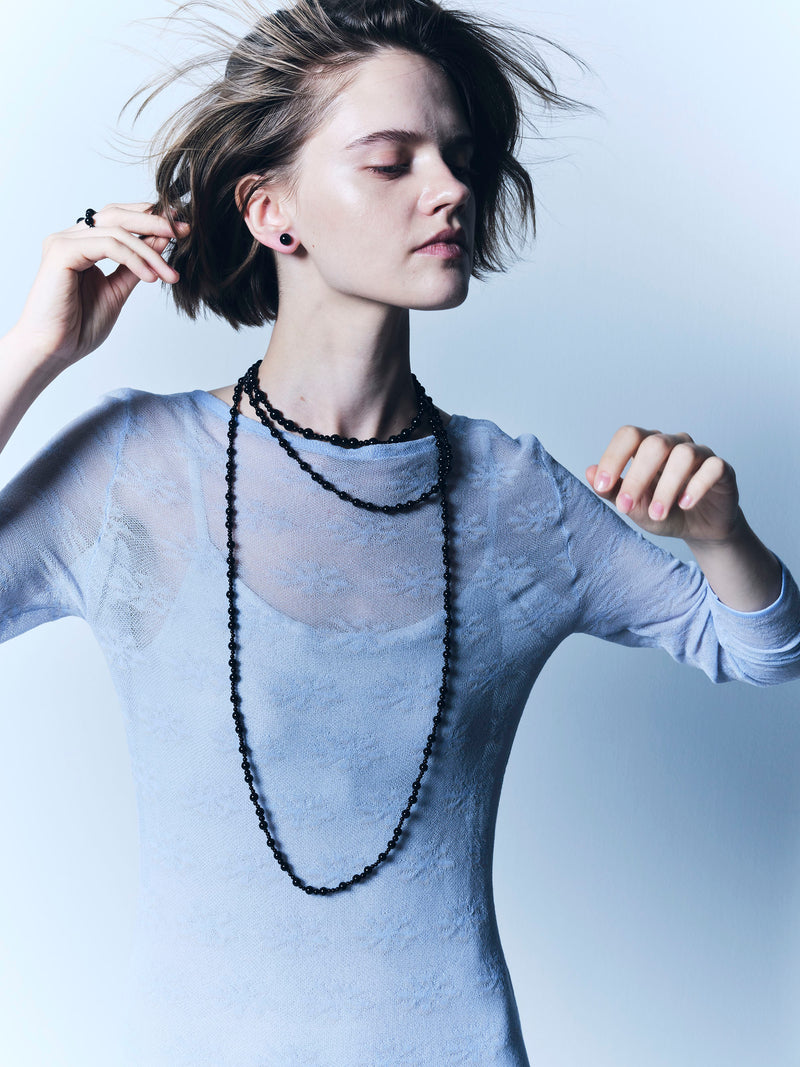 MAGNET ONYX long - NECKLACE