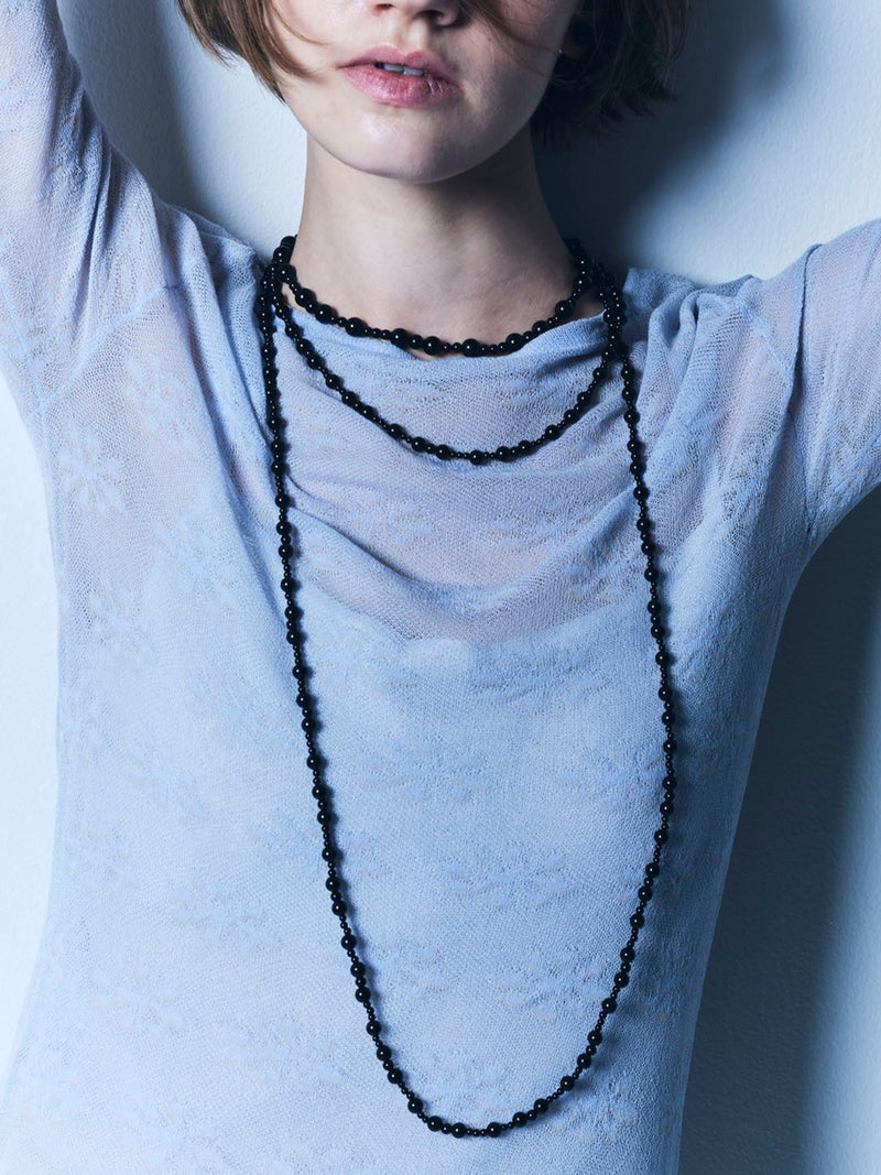 MAGNET ONYX long - NECKLACE