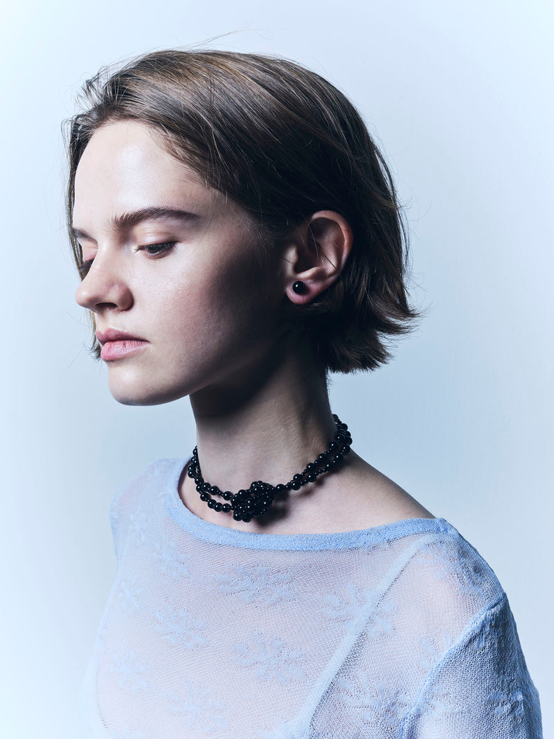 MAGNET ONYX long - NECKLACE