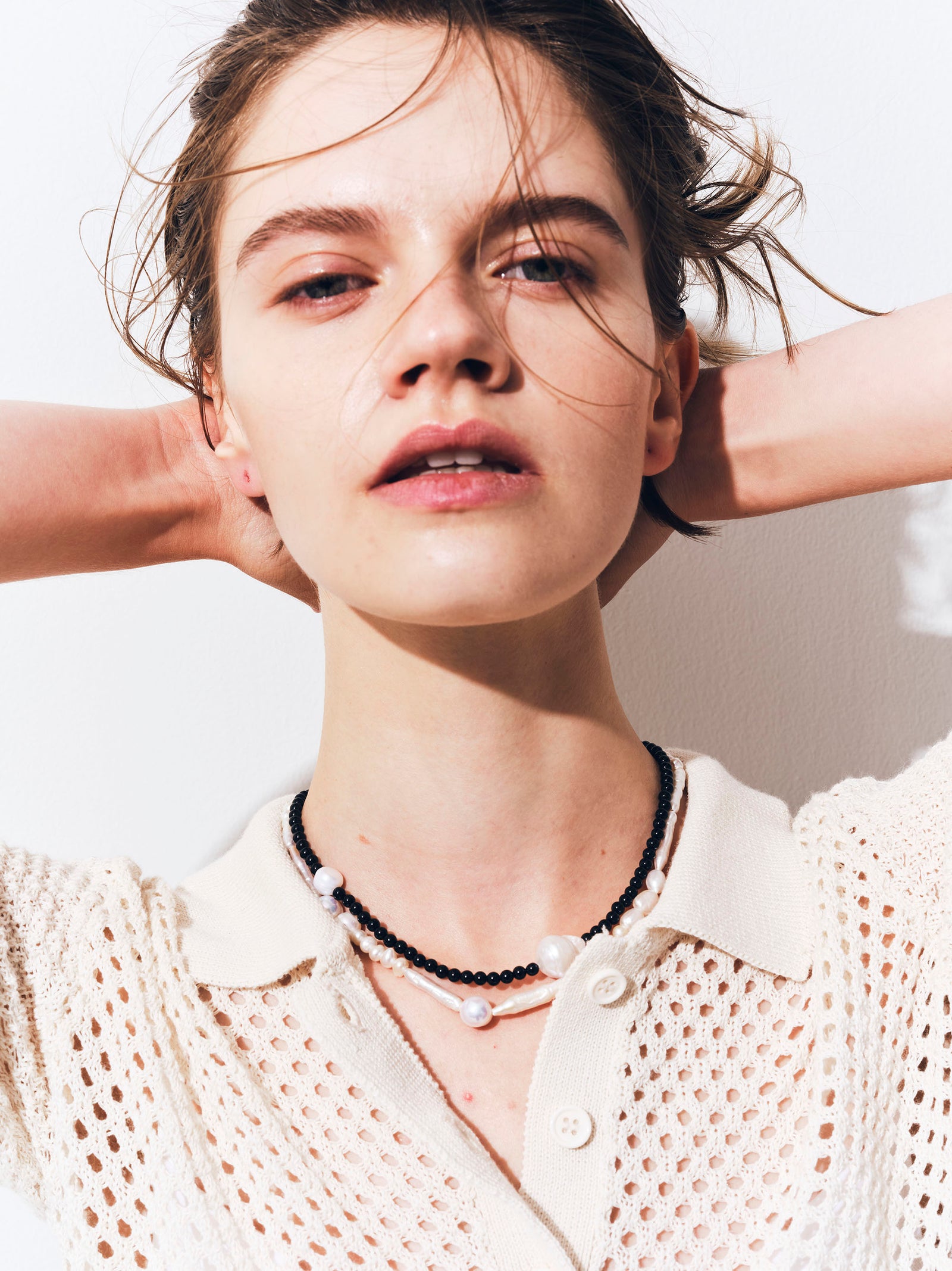 MAGNET ONYX × PEARL- NECKLACE – in mood ONLINE STORE
