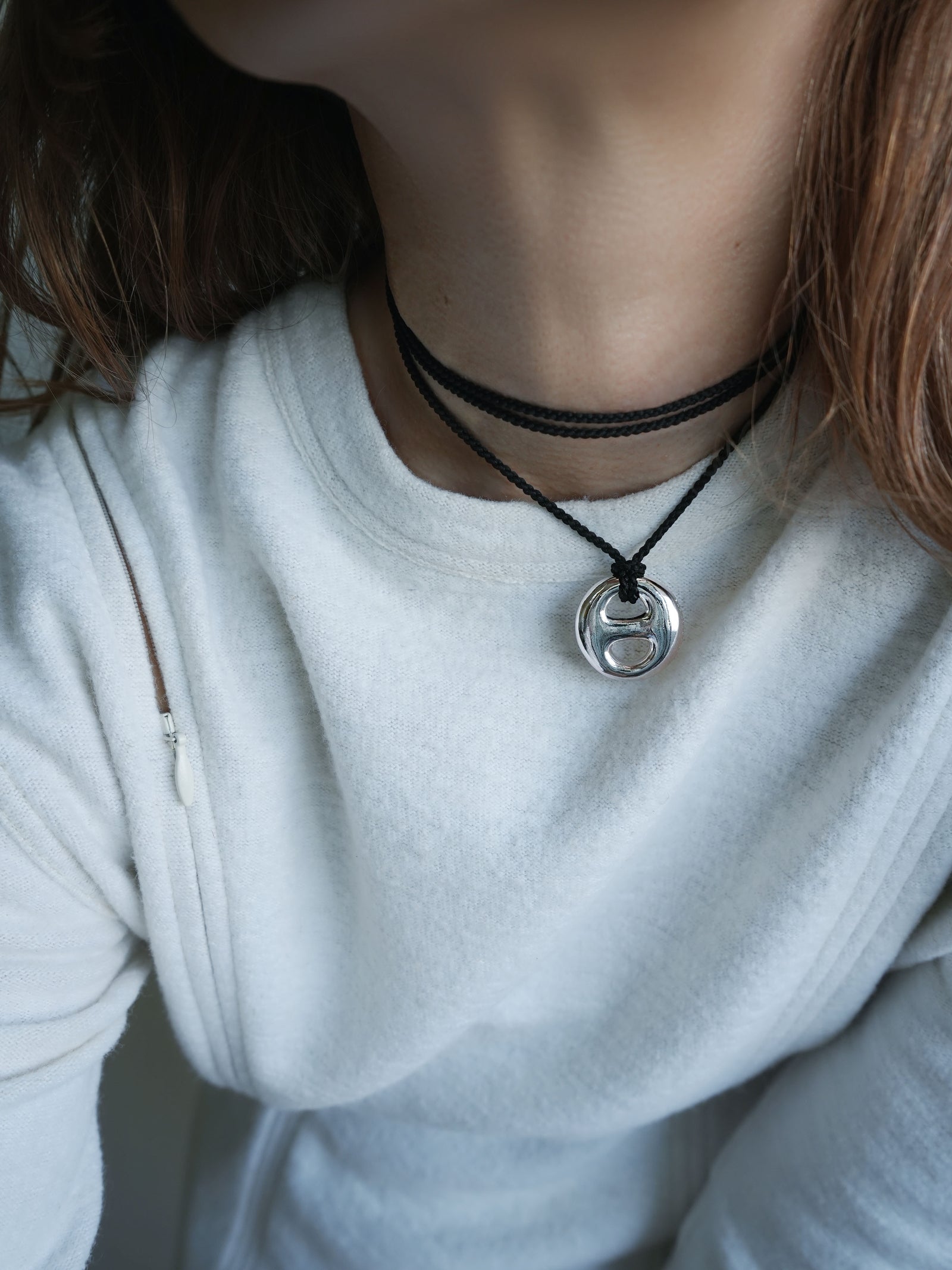 PIG NOSE SILK -NECKLACE – in mood ONLINE STORE