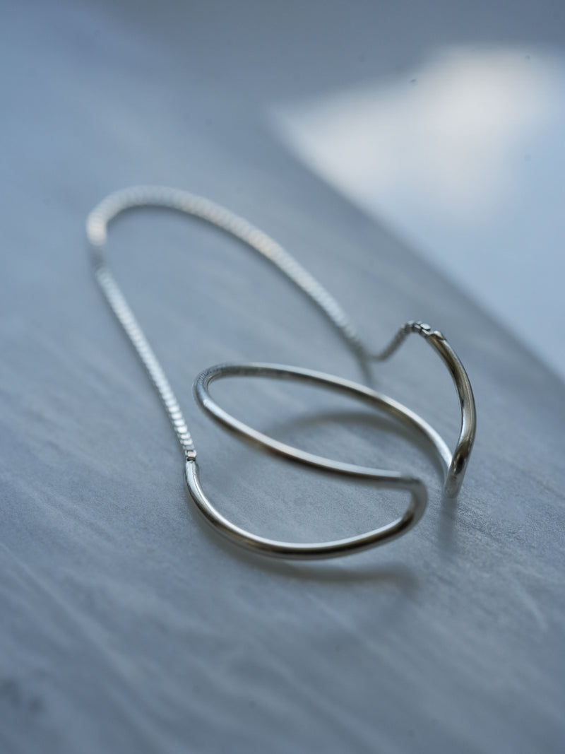 HOOP chain - EAR CUFF