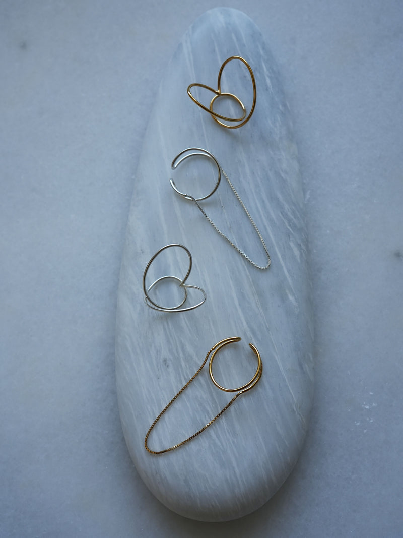 HEART line - EAR CUFF