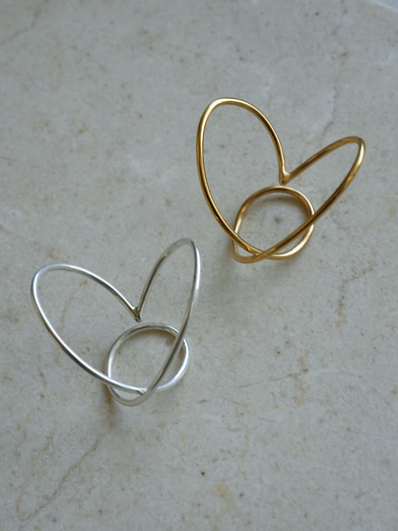 HEART line - EAR CUFF