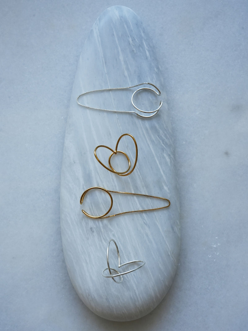 HEART line - EAR CUFF