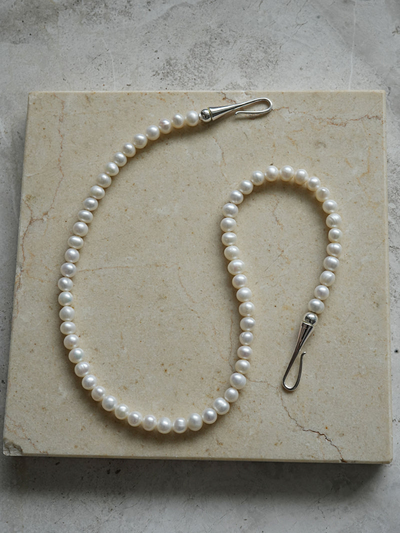 PEARL×CHA(2P)- NECKLACE　(11月中旬再入荷予定)