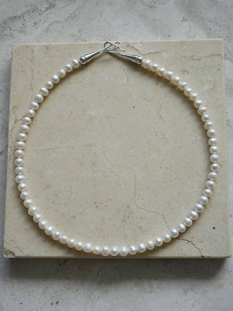 PEARL×CHA(2P)- NECKLACE　(11月中旬再入荷予定)