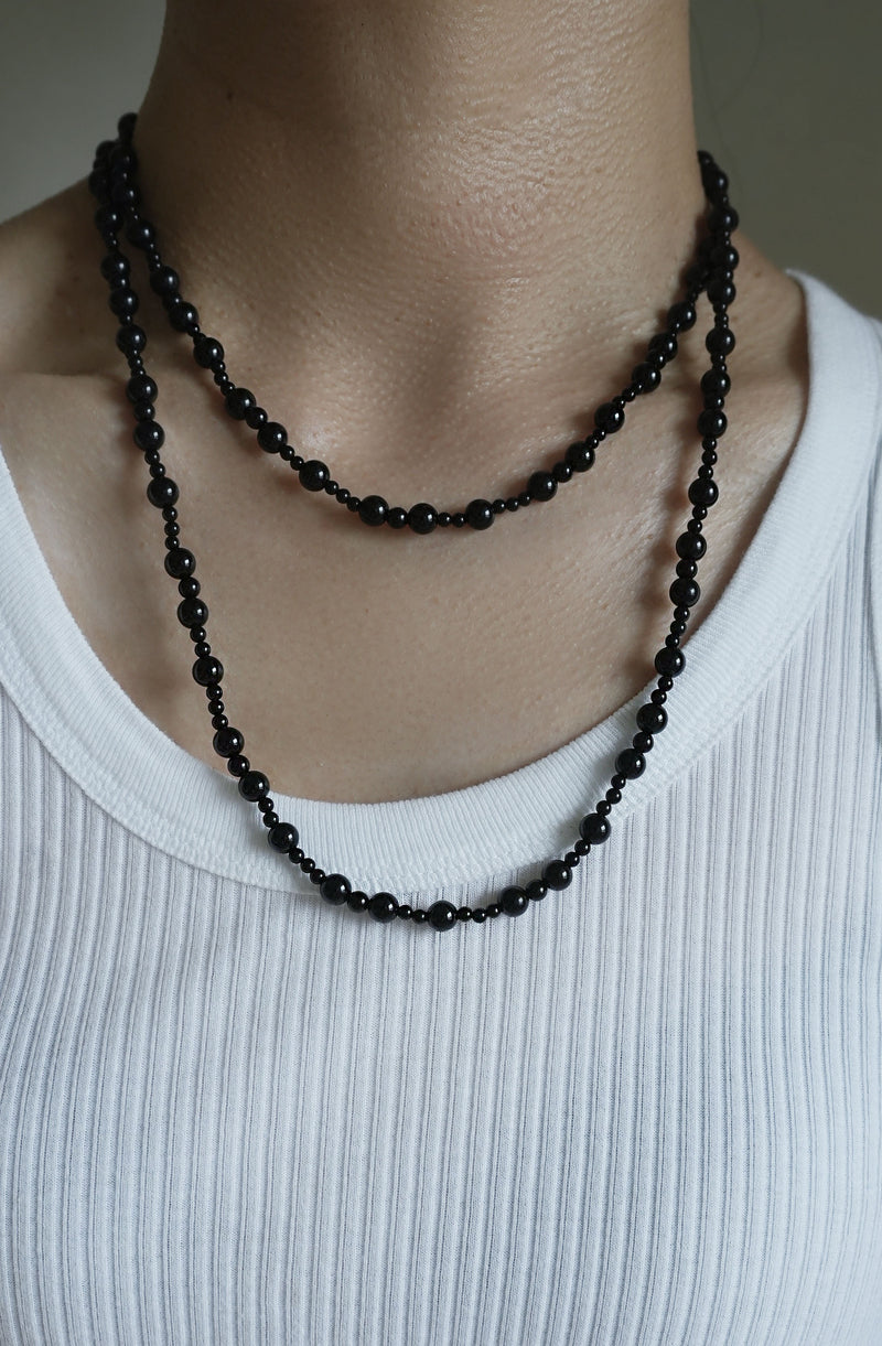 MAGNET ONYX long - NECKLACE