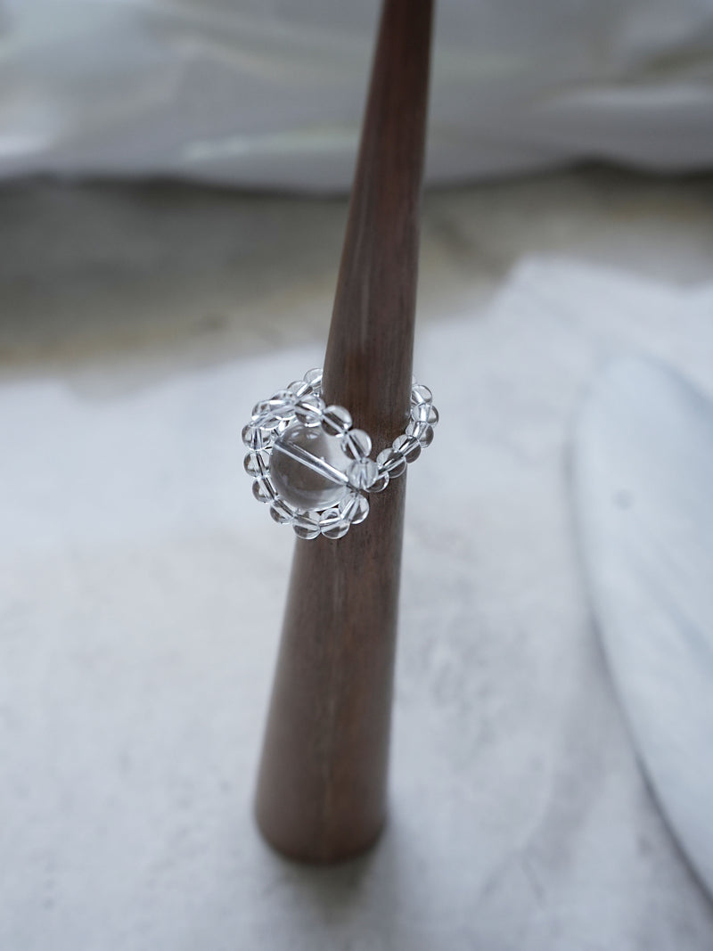 CRYSTAL flower - RING – in mood ONLINE STORE