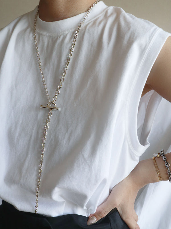 CABLE Y -NECKLACE(one color)