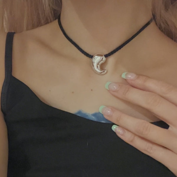 MAGATAMA×SILK -NECKLACE