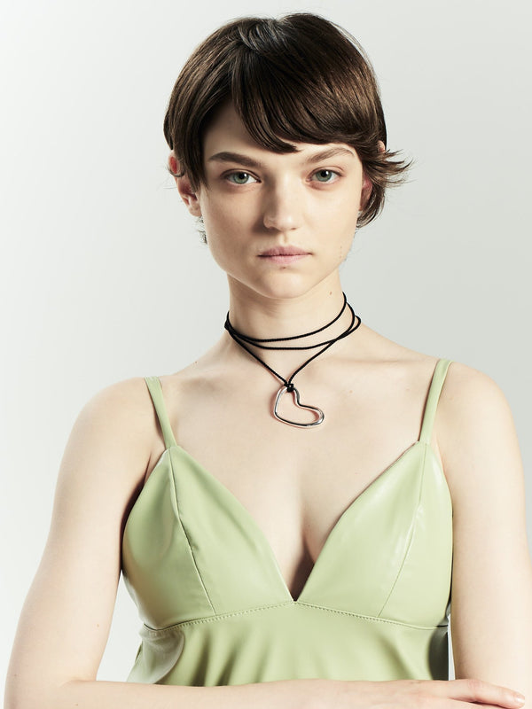 HEART SILK -NECKLACE