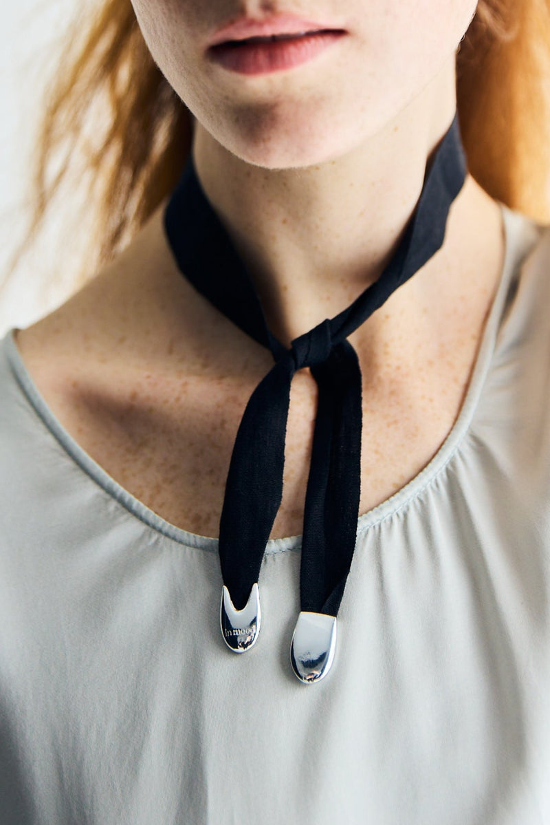 LINEN TIE -NECKLACE